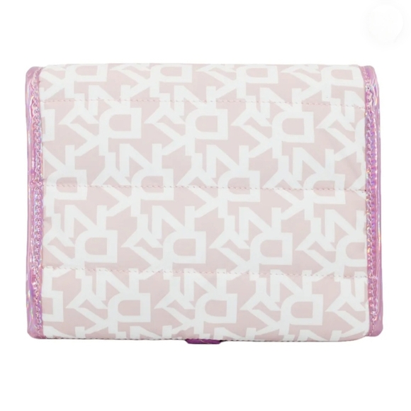 NEW  DKNY Portable Toiletry Cosmetic Travel Bag Makeup Organizer Storage Pouch - Picture 2 of 11